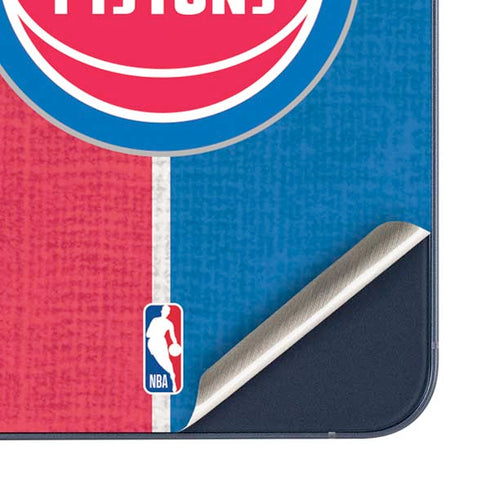 NBA Detroit Pistons Canvas Galaxy A35 5G Skin